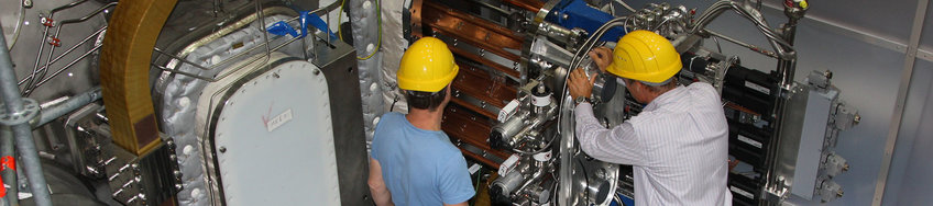 ECRH Launcher Einbau ECRH Launcher Einbau