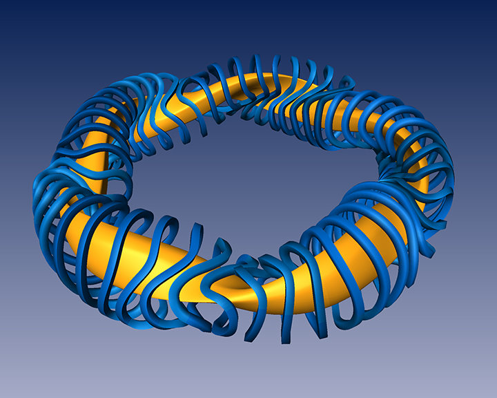 Kernstück des Experiments ist ein komplexes Magnetspulen-System. Die Anlage soll die Kraftwerkstauglichkeit des Stellarators demonstrieren.