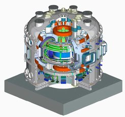Die geplante koreanische Fusionsanlage KSTAR im Entwurf