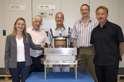 Die Preisträger (v. l.): Dr. Ursel Fantz, Dr. Hans-Dieter Falter, Dr. Eckehart Speth, Dr. Peter Franzen und Dr. Werner Kraus.