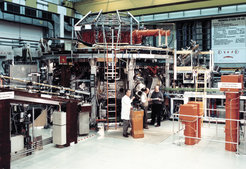 Die Fusionsanlage Wendelstein 7-AS im IPP in Garching