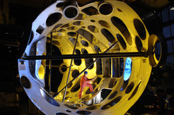 One of the five sections of the outer vessel of Wendelstein 7-X