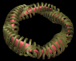 Spulensatz für den Stellarator Wendelstein 7-X.
