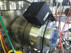 Turbomolecularpump installed in the blower gun
