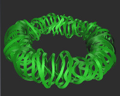 Spulenkranz des Stellarators Wendelstein 7-X