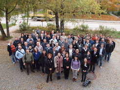 Leading the discussion: Participants of 15th international workshop on H-mode physics and transport barriers.