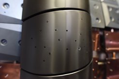 Kacheln am Limiter mit Langmuir-Sonden, nach der ersten Operationsphase (OP1.1).