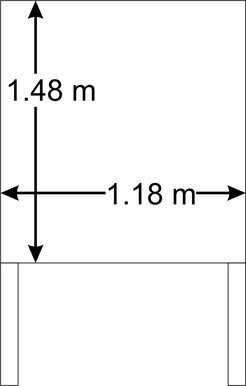 Poster width and height.