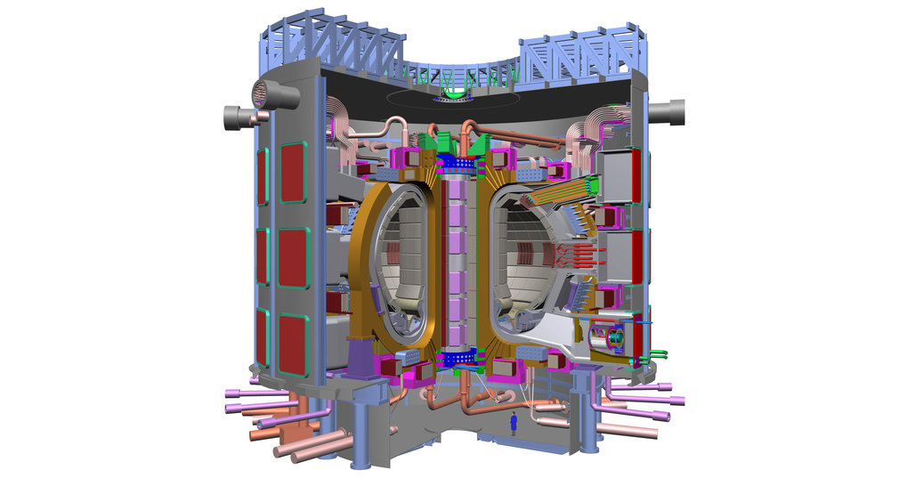 In 1985 Soviet General Secretary Gorbachev and French Prime Minister Mitterand propose the ITER international test reactor as a symbol of the end of the Cold War.
