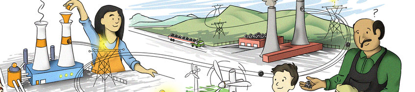 Das Lehrmittelset zum Energieplanspiel Megawatts & Marbles Das Lehrmittelset zum Energieplanspiel Megawatts & Marbles