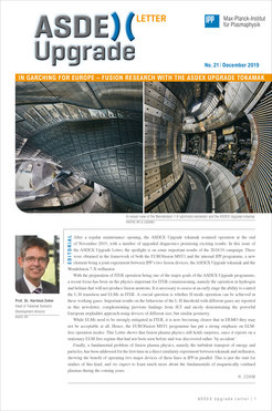 ASDEX Upgrade Letter 21/2019