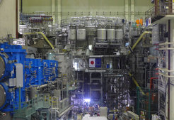 Fully assembled: the JT-60SA Japanese-European fusion plant at Naka, Japan.