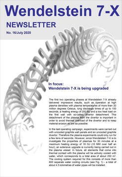 Wendelstein 7-X Newsletter 16/2020