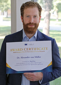 SOFT prize winner Alexander von Müller