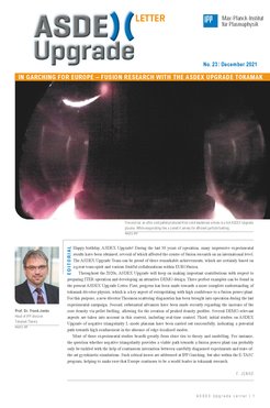 Cover page: ASDEX Upgrade Letter, Nr. 23