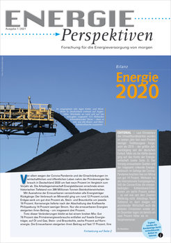 Titelblatt "Energie-Perspektiven" 1/2021